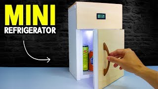 How to Make a MINI Refrigerator At Home  DIY [upl. by Christiane189]