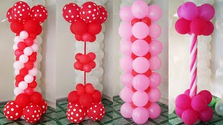 15 Simple Balloon Pillar Designs for Beginners [upl. by Onilecram]