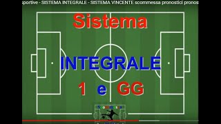 scommesse sportive  SISTEMA INTEGRALE  METODO VINCENTE scommessa pronostici pronostico [upl. by Aremat666]