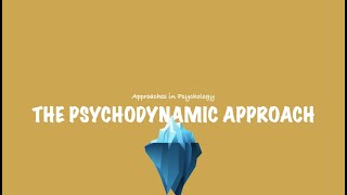 ALevel Psychology AQA The Psychodynamic Approach [upl. by Buyse]