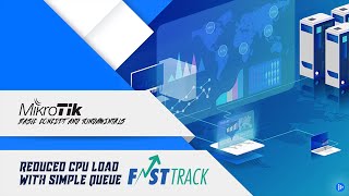 MikroTik fasttrack reduced cpu load with bandwidth management [upl. by Bautram]