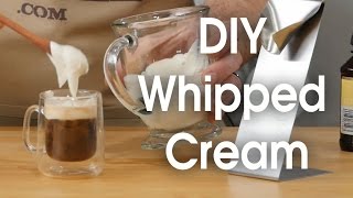 DIY whipped cream in 60 seconds [upl. by Swartz869]