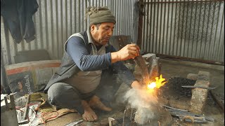 Knife MakingForging an Authentic Kukri knife [upl. by Adnarem]