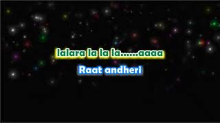 Tera Woh Pyar  Karaoke with Lyrics [upl. by Ahsiuqram]