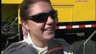 Katherine Legge Crash on Road America [upl. by Ahsitil92]