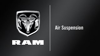 Air Suspension  How To  2020 Ram 1500 DT [upl. by Yeoj]