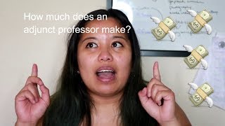 How Much Does an Adjunct Professor Make [upl. by Winola]