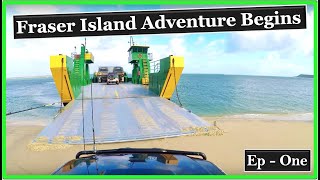 On The Barge And Over To Fraser Island   WICKED TRIP [upl. by Rastus501]