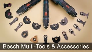 An Overview of Bosch Oscillating MultiTools and Accessories [upl. by Joao981]