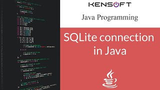 Java Tutorial SQLite database connection in Java [upl. by Aseram]