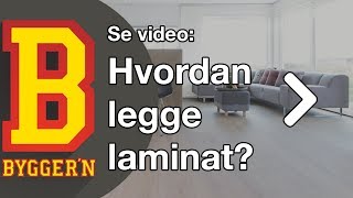 Hvordan legge laminat [upl. by Anelrac889]