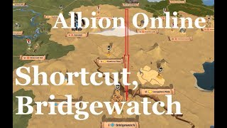 Albion Online  Caerleon to Bridgewatch fast almost safely [upl. by Aihseuqram528]