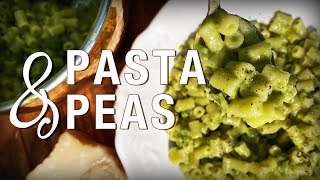 Pasta amp Peas Classic Italian Recipe  The Pasta Queen [upl. by Adorl]