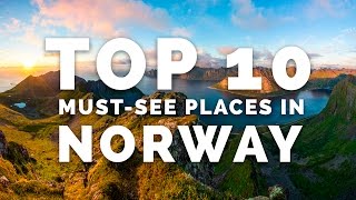 TOP 10 MUSTSEE PLACES IN NORWAY  A Photographers Guide [upl. by Brest364]