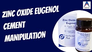 Zinc Oxide Eugenol Cement Mixing  Dental Materials [upl. by Klapp]