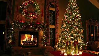 Top Christmas Songs Of All Time 🎄 2 Hours of Classic Christmas Music with Fireplace [upl. by Moyers]