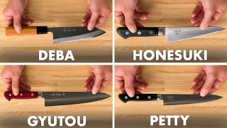 How To Use Every Japanese Knife  Method Mastery  Epicurious [upl. by Asfah]