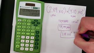 How to use your calculator for scientific notation [upl. by Ode]