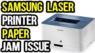 How to Fix Paper Jam in Samsung Printer  CLP360 CLP365 [upl. by Roselane]