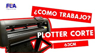 Plotter de Corte 63cm Instructivo [upl. by Far576]