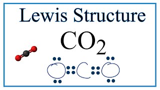 Lewis Dot Structure for Carbon dioxide [upl. by Dionisio]