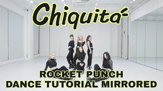 ROCKET PUNCH  quotCHIQUITAquot DANCE TUTORIAL SLOW MIRRORED [upl. by Nnylecoj]