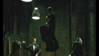 Matrix Reloaded  Intro Fight Scene  Three Agents [upl. by Jany774]