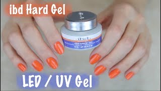 How To Apply IBD Hard Gel on Natural Nails  Part 1 of 2 [upl. by Eirac281]