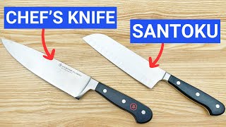 Santoku vs Chefs Knife 5 Key Differences and When to Use Each [upl. by Monson]