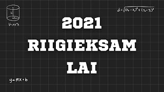 Matemaatika Riigieksam 2021 – Lai [upl. by Aeslehc]