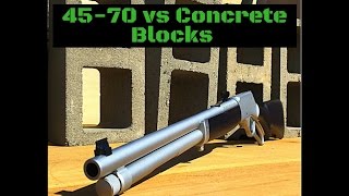 4570 vs Concrete Blocks [upl. by Maxia312]