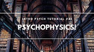 Psychophysics Intro Psych Tutorial 41 [upl. by Papke]