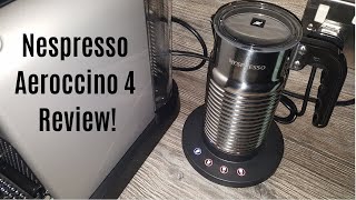 Nespresso Aeroccino 4 Milk Frother Review  Worth upgrading from the Aeroccino 3 [upl. by Moshe]