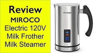 Review Miroco Milk Frother  How to make froth milk at home [upl. by Durwyn]