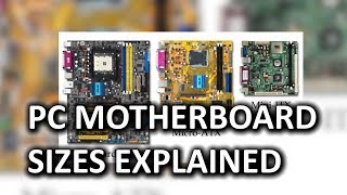 PC Motherboard Sizes as Fast As Possible [upl. by Anelagna]