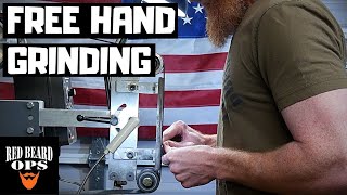 Knife Grinding Basics  Plunges amp Bevels  Knife Making [upl. by Dreda]