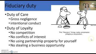 Business Law  Fiduciary Duty [upl. by Ocsinarf385]