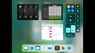 Wotja iOS MIDI Out Pt 1  Using Generative Drum Templates to Play Beatmaker mix in AUM [upl. by Aikimat]