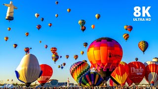 Albuquerque Balloon Fiesta  8K Ultra HD Timelapse [upl. by Hsital]