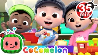 Down By The Station Song  More Nursery Rhymes amp Kids Songs  CoComelon [upl. by Noitsuj]