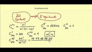 Kombinatoorika elemendid [upl. by Adnovahs640]