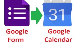 Google form to Google Calendar  Create Google Calendar Events from Google form [upl. by Gerhardt]