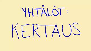 Yhtälöt kertaus [upl. by Shetrit]