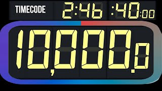 BCG 10000 Seconds Countdown Timecode 2464000 Remix Wii Party U Main Menu feat BCG Countdown [upl. by Hanae]