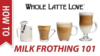 Milk Frothing for Beginners [upl. by Hakan164]