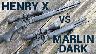 Henry X vs Marlin Dark in 4570 Gov [upl. by Emmie949]