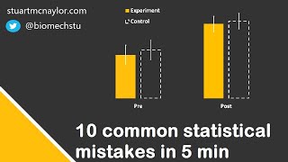 Ten Statistical Mistakes in 5 Min [upl. by Cornish382]