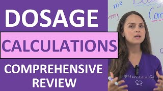 Dosage Calculations Nursing Practice Problems amp Comprehensive NCLEX Review [upl. by Rim]