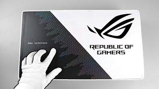 Asus ROG Zephyrus G14 Unboxing  Futuristic Gaming Laptop AMD Ryzen 9 4900HS RTX 2060 [upl. by Cletis]