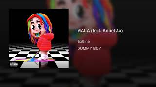 6IX9INE  MALA 1 HOUR VERSION FEAT ANUEL AA [upl. by Neibart]